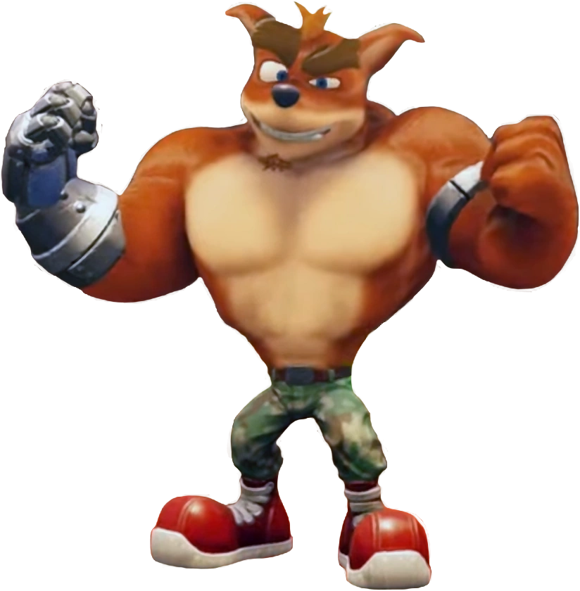 Crunch Bandicoot (Canon)/RainbowDashSwagger Character Stats and