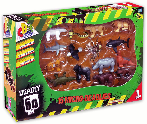 Micro Deadly 2/" Figurines 5-Pack Action Figure Set 3 #NEW DEADLY 60