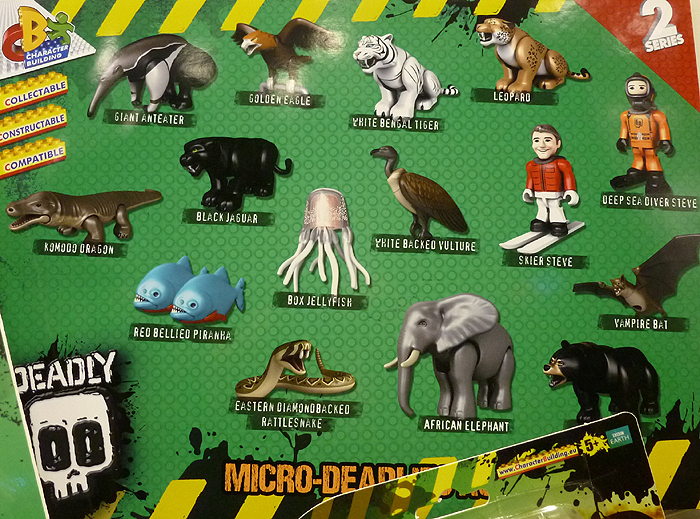Micro Deadly 2/" Figurines 5-Pack Action Figure Set 3 #NEW DEADLY 60