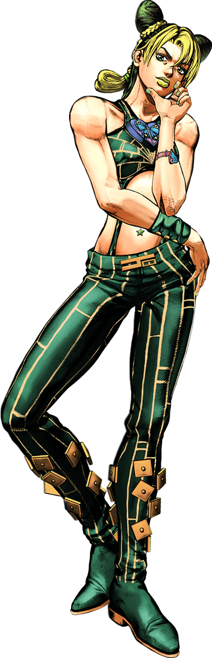 jolyne striking a hot pose