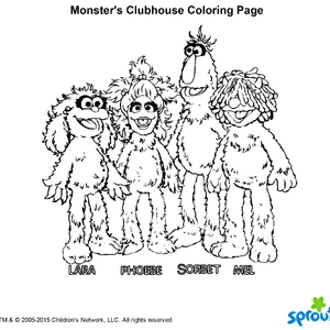 Sorbet Monster Sesame Street Gallery Fictional Characters
