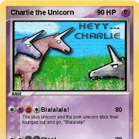 Charlie The Unicorn Pokemon Cards Charlie The Unicorn Wiki Fandom