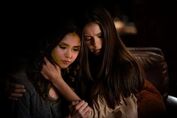 Kat and Trish hugging