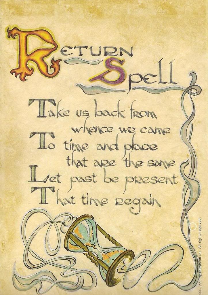 Return Spell | Charmed Book of Shadows Wiki | Fandom