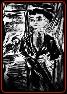 Garfield Webster (black and white)
