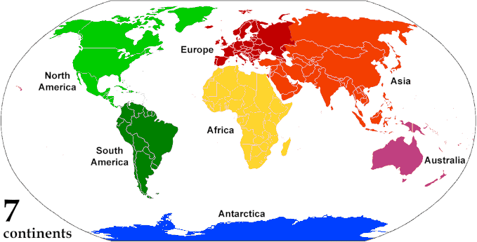 Continents of Chawosauria