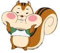 Cheer Boys!! Squirrel Mascot