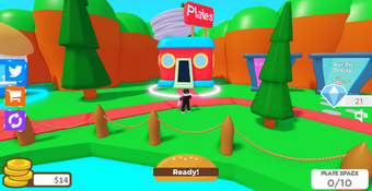 Plates Cheeseburger Simulator Wiki Fandom - new cheeseburgersimulator roblox