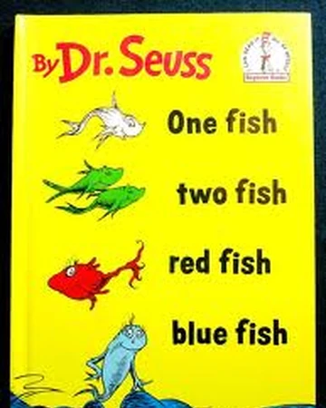 One Fish Two Fish Red Fish Blue Fish Children S Books Wiki Fandom