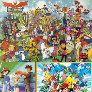 The Pokemon Gang The Digimon Gang Chipmunks Tunes Babies All