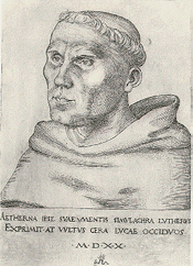 Luther with tonsure