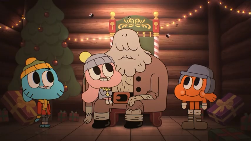 christmas the amazing world of gumball christmas specials wiki it s christmas eve and all the citizens of elmore are in a festive mood many characters wish the viewers a merry christmas including the wattersons