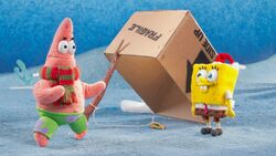 Patrick is setting a trap