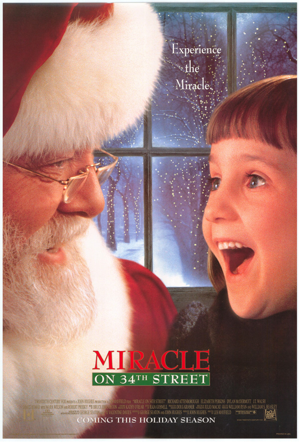 Image Miracle On 34th Street Poster Jpg Christmas Specials Miracle On 34th Street Poster Jpg