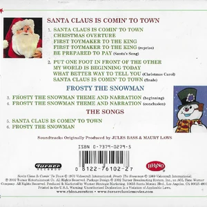 Santa Claus Is Comin To Town And Frosty The Snowman The