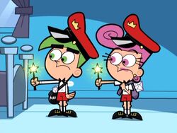 Cosmo and Wanda as the Magic Mailmen