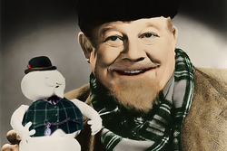 Burl Ives Holding Sam