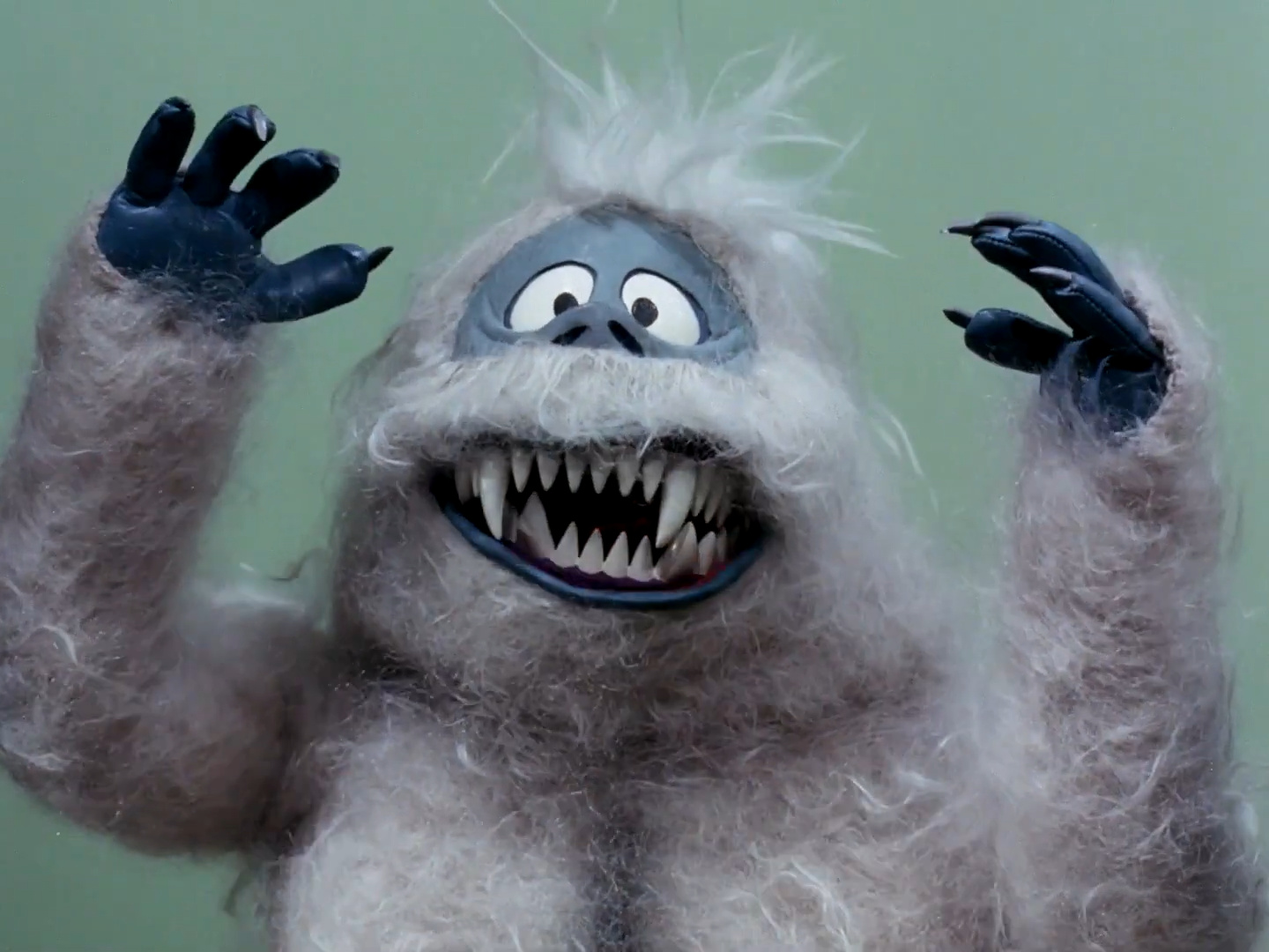 The abominable snowman on rudolph the red nosed reindeer