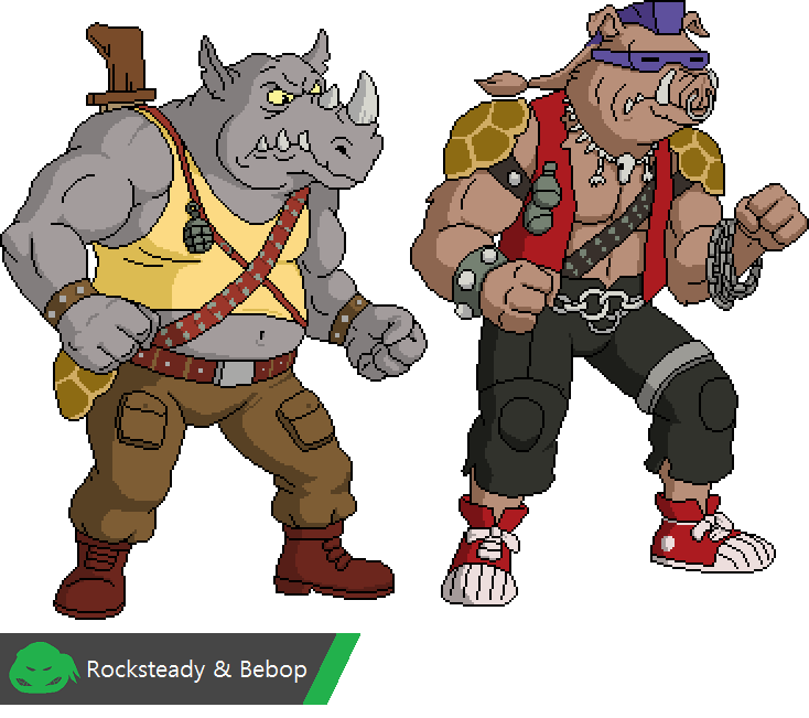 Rocksteady And Bebop Chronicles Of Illusion Wiki Fandom Powered By Wikia 7937