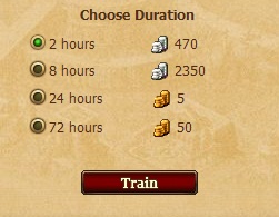 Choose Training Duration