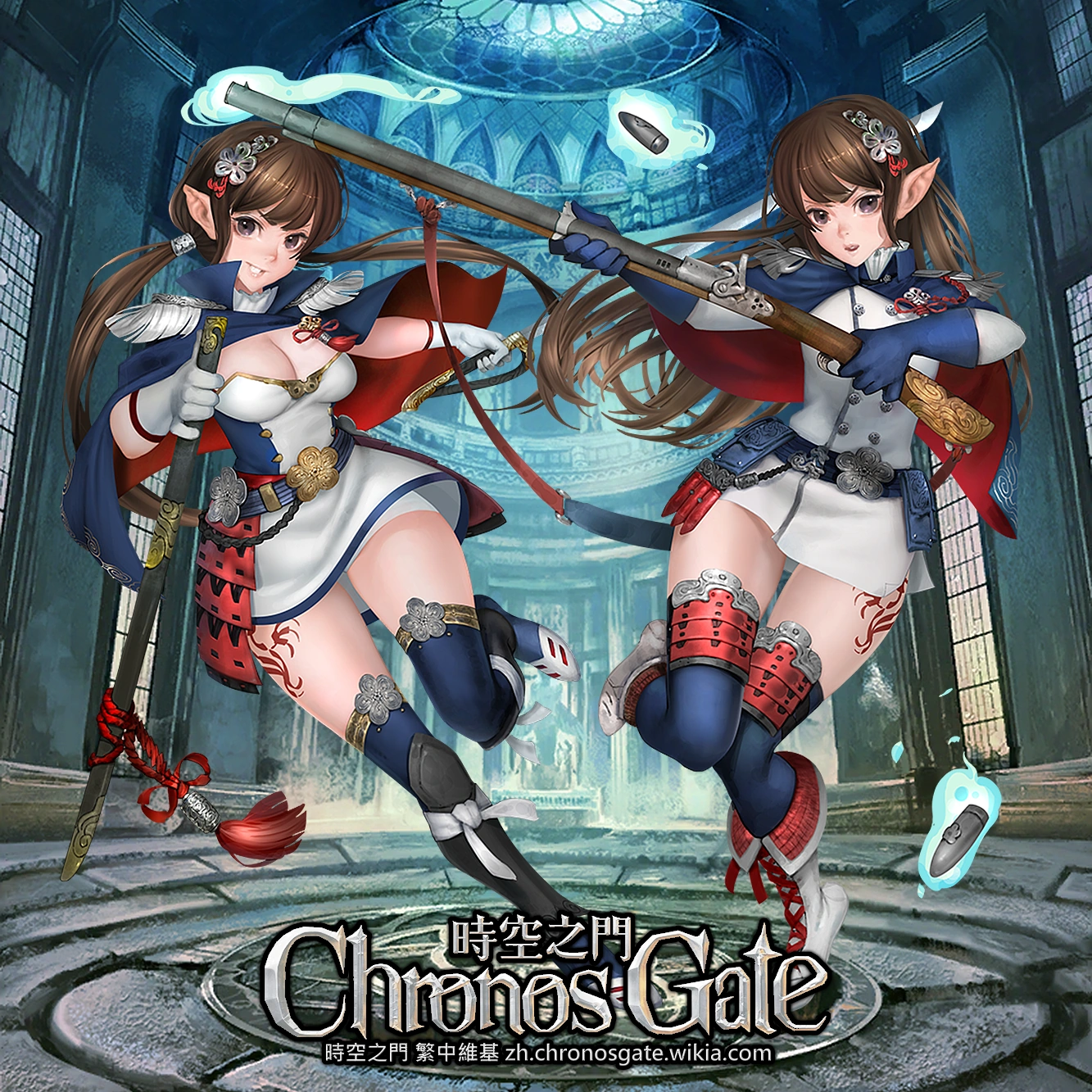 战国武姬.剑美姬与铳爱姬