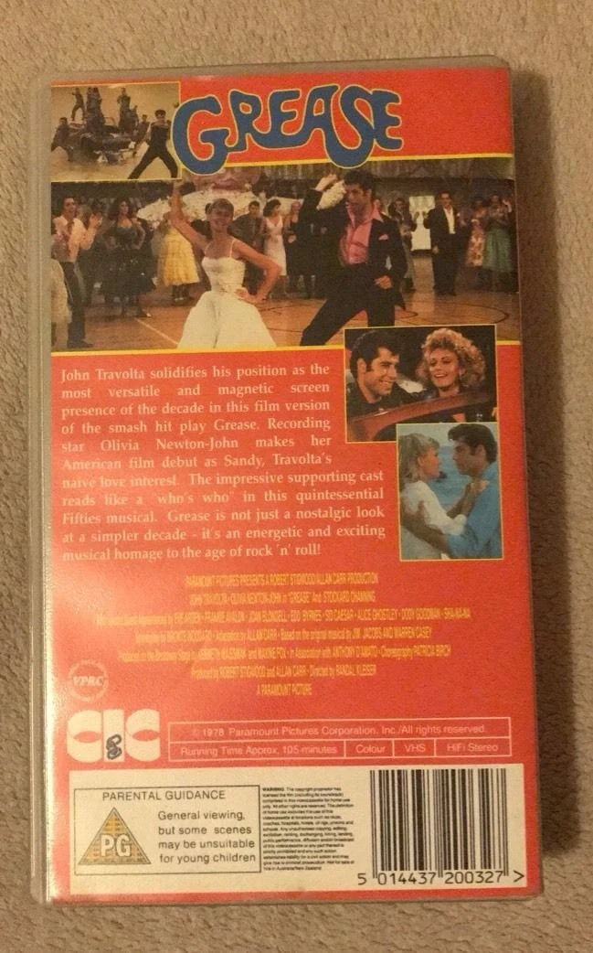Grease CIC Video with Universal and Paramount (UK) Fanon Wiki