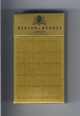 Benson & Hedges 100's (version 1a) L-20-H - USA | Cigarettehistory ...