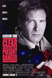 Clear and Present Danger 1994 poster.