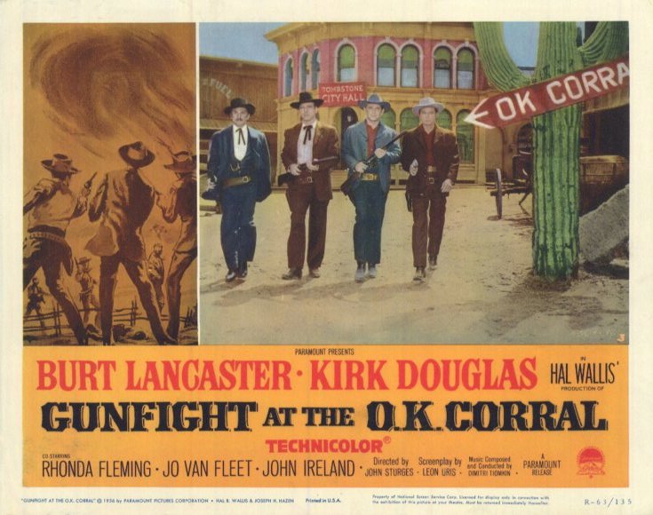 Image result for gunfight at o.k corral poster