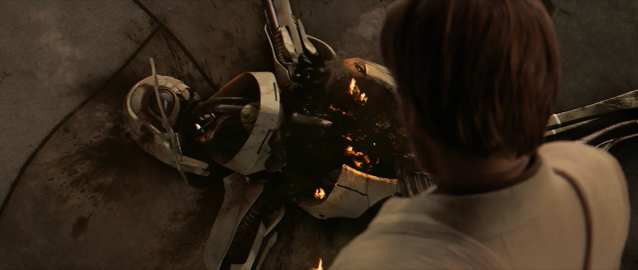 Resultado de imagem para star wars episode 3 grievous death