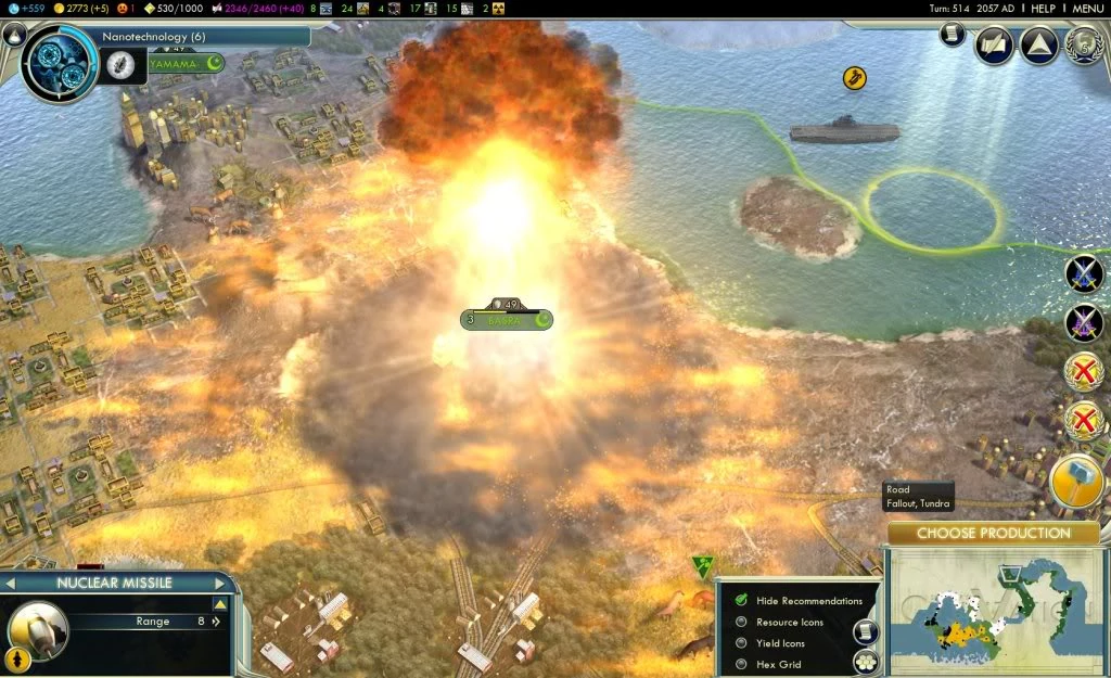 Nuclear weapons (Civ5) Civilization Wiki FANDOM powered by Wikia
