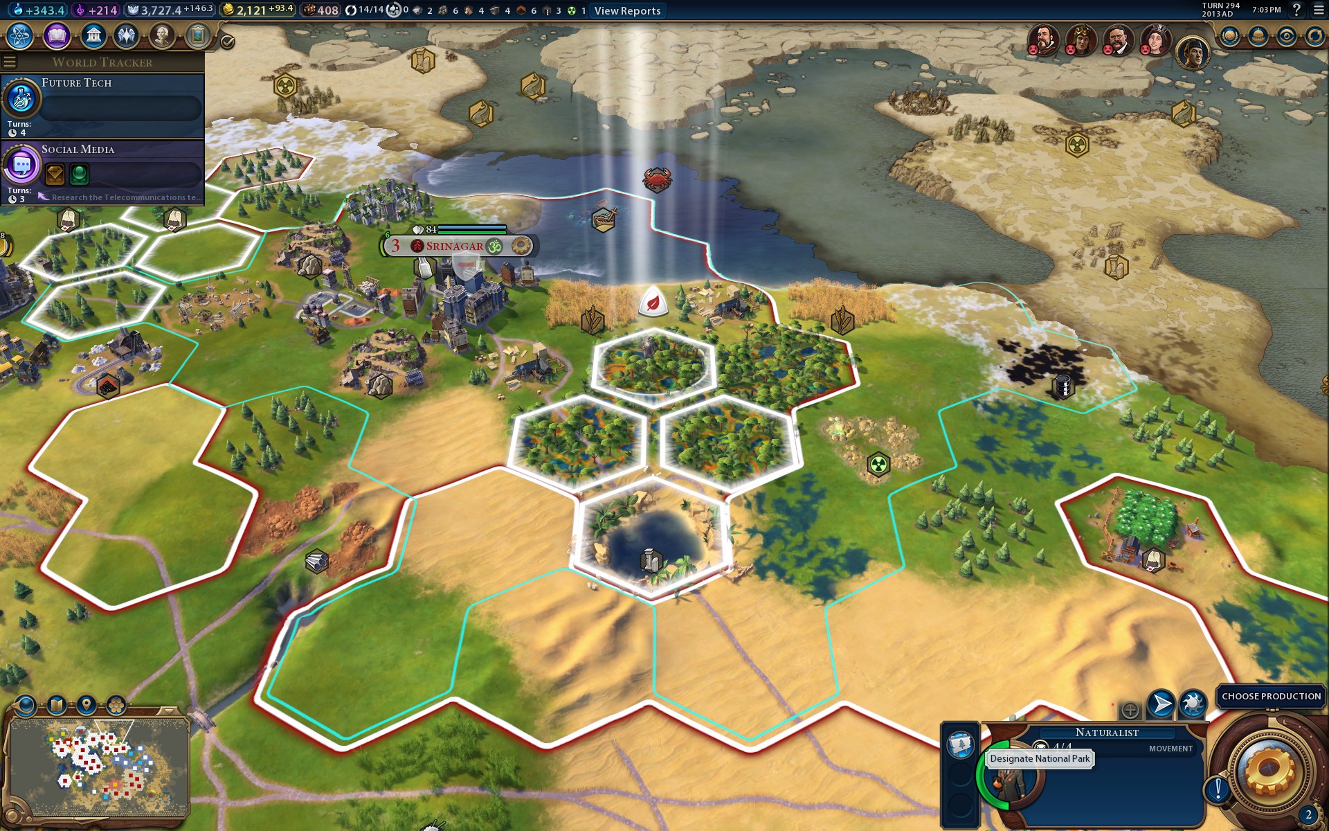 Civ 6 national park