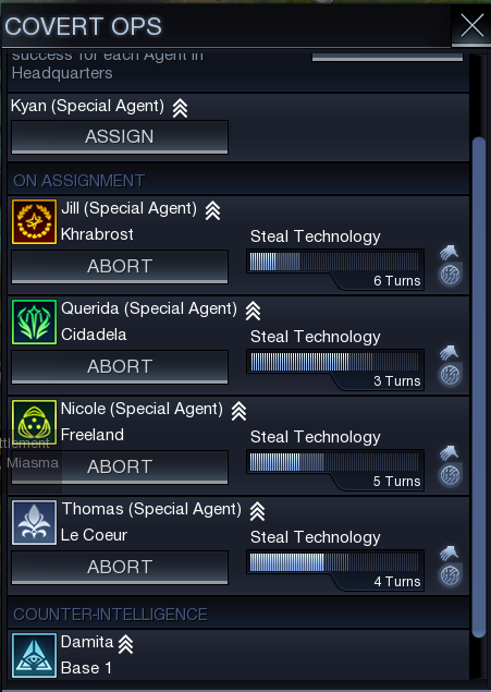 civilization beyond earth wiki spy