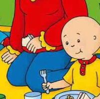 Caillou Daddy Isnt Home Comic