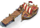Boat on shipyard
