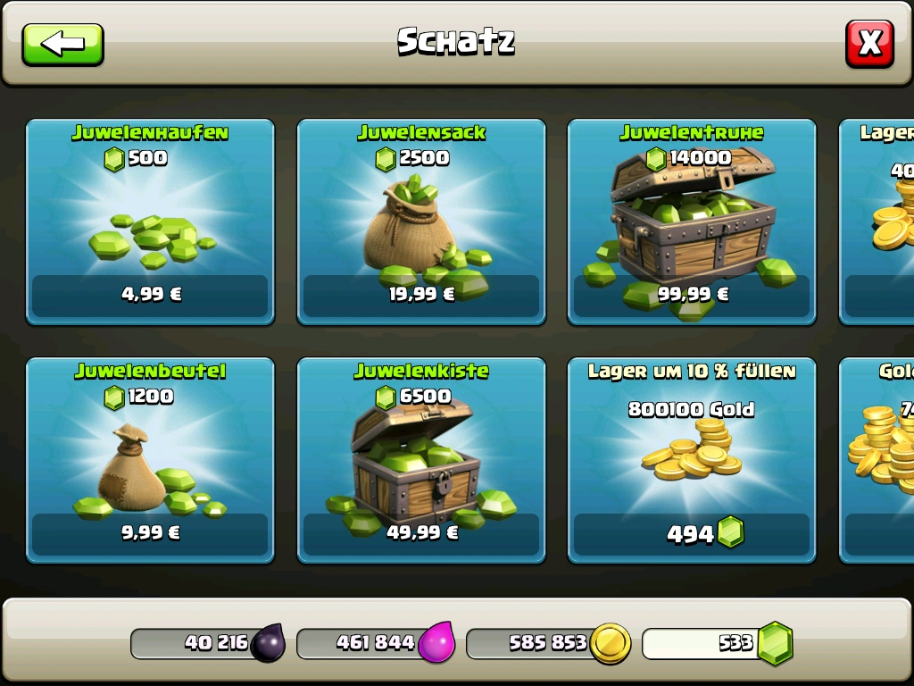 Image Gem Prices Euro.png Clash of Clans Wiki FANDOM powered by Wikia