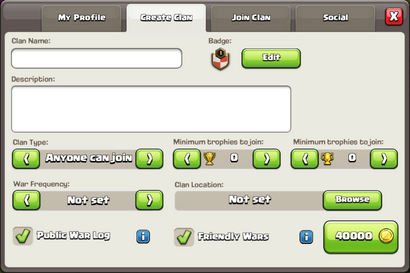ClanCreation new