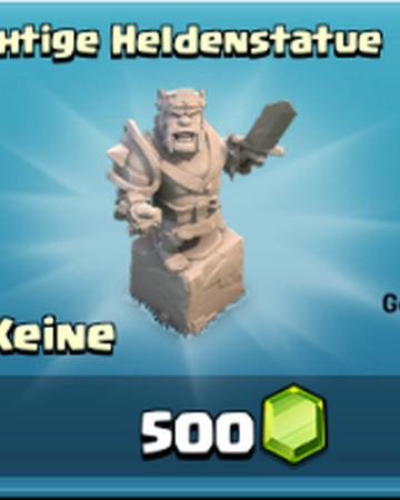 Machtige Heldenstatue Clash Of Clans Wiki Fandom