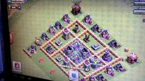 Best Farming Base For Town Hall 6- Clash of Clans