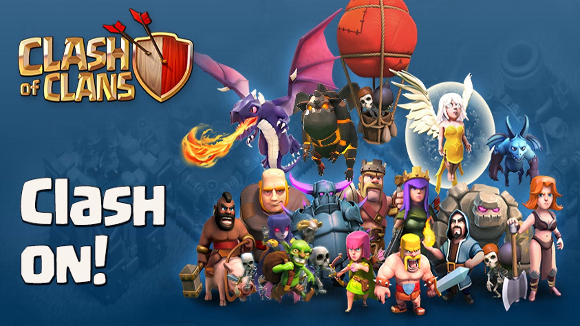name clash of clans