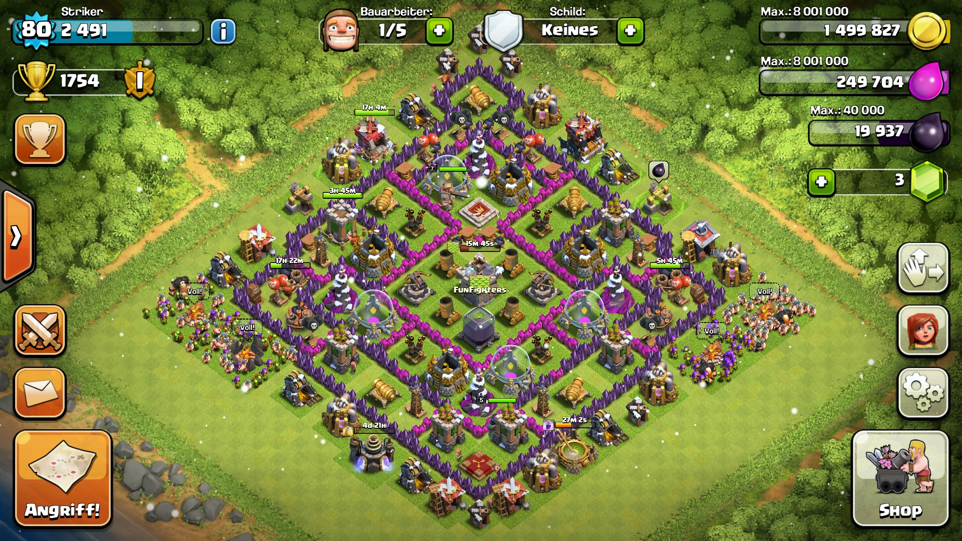 Clash Of Clans Rathaus Level 9 Angriff