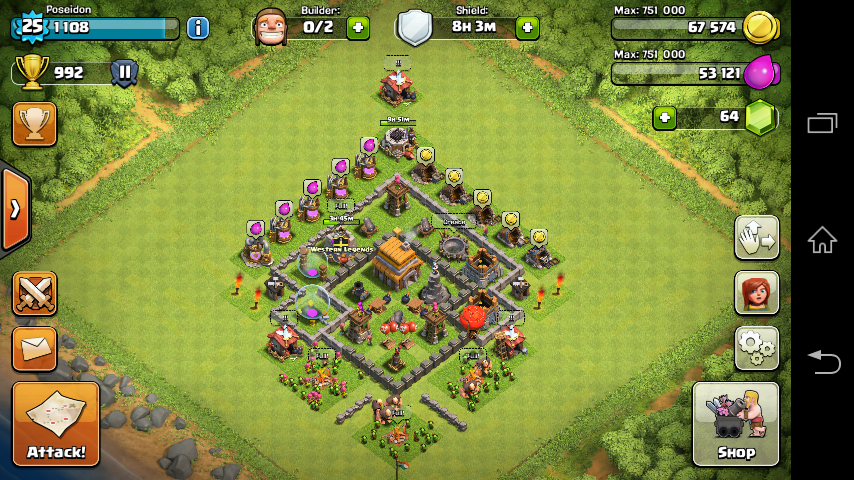 image town hall 5 best defence layout png clash of clans wiki