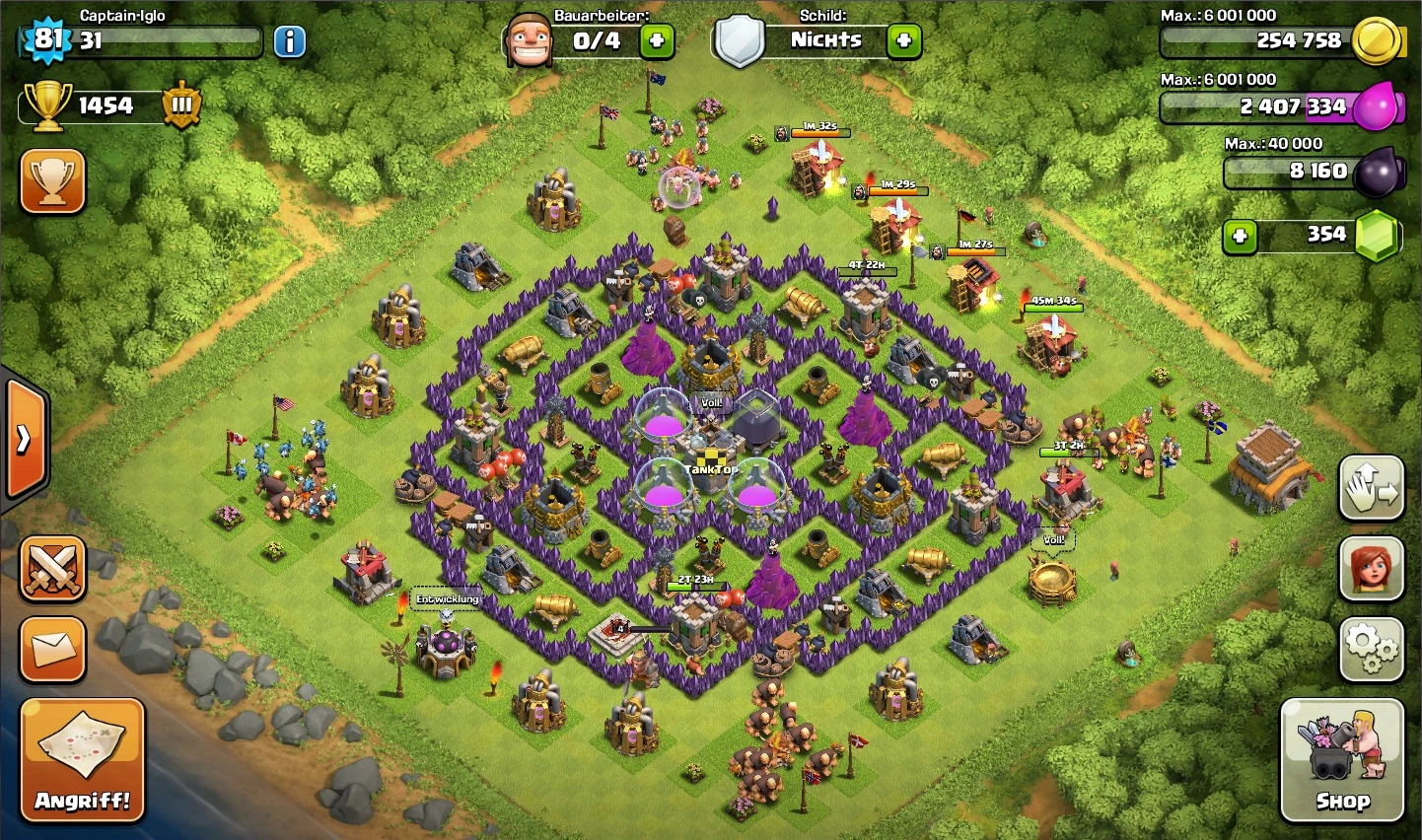 Clash Of Clans Rh 8 Farming Base