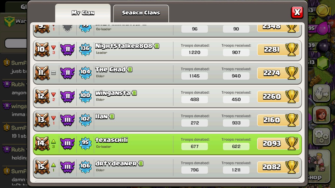 best clan names for coc india