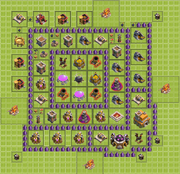 Coc th6 hybrid base Coc th6 hybrid base