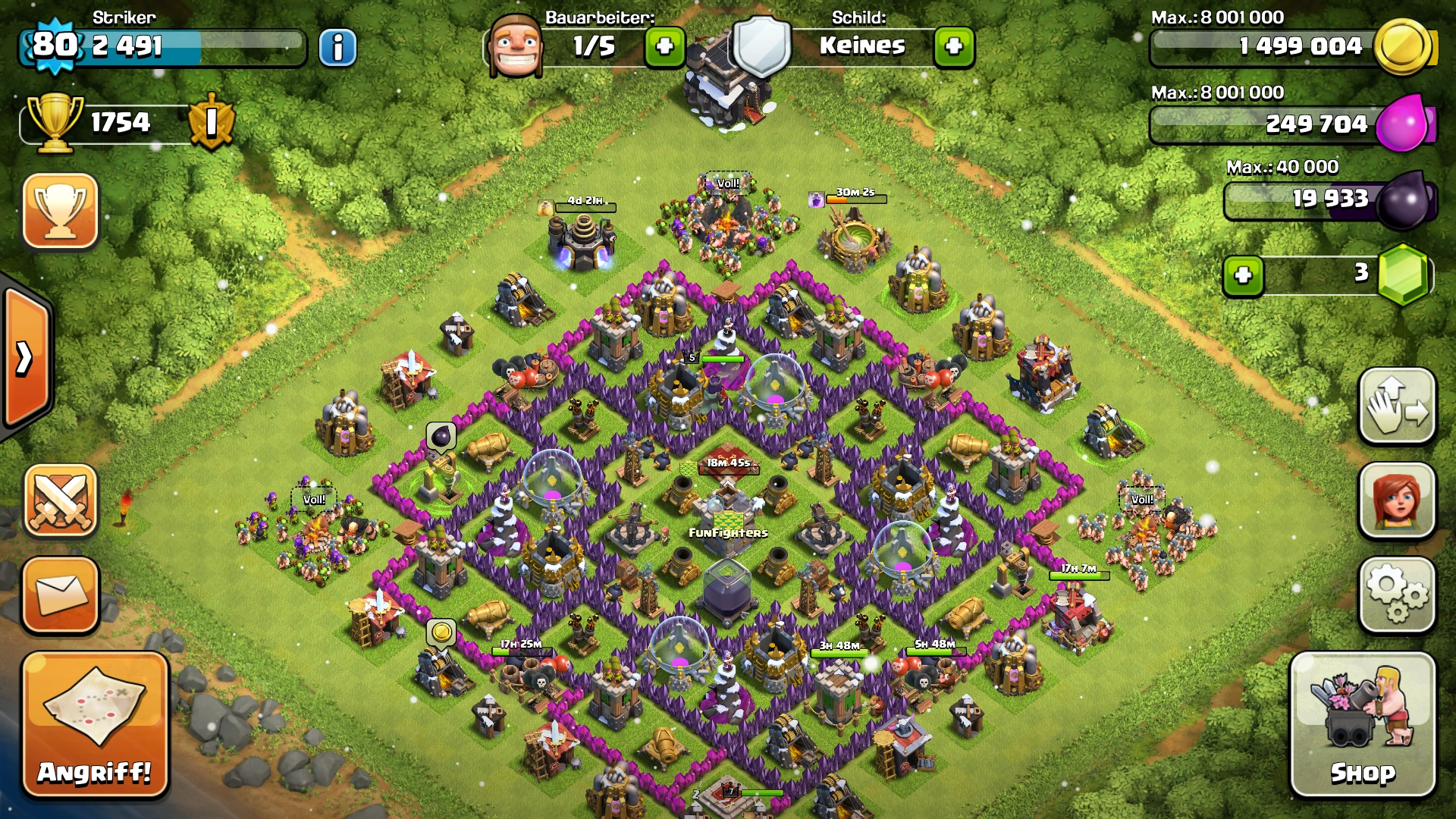 Clash Of Clans Rathaus Level 9 Angriff