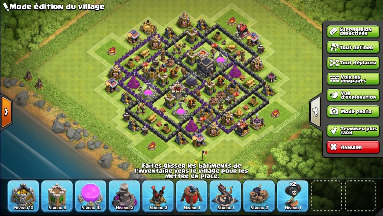 Mode édition des villages Wiki Clash of Clans Fandom