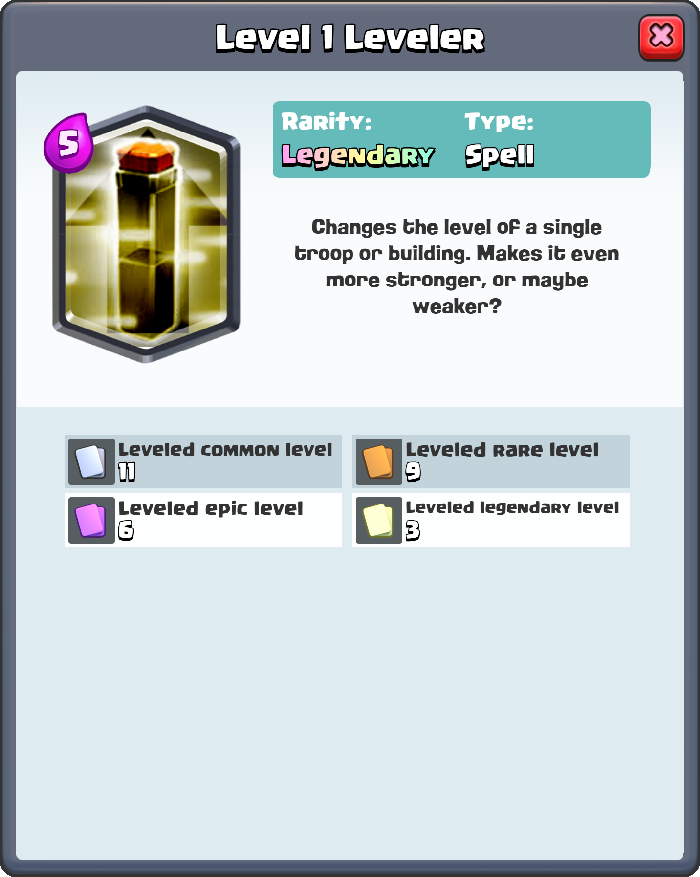 clash royale card maker and tester