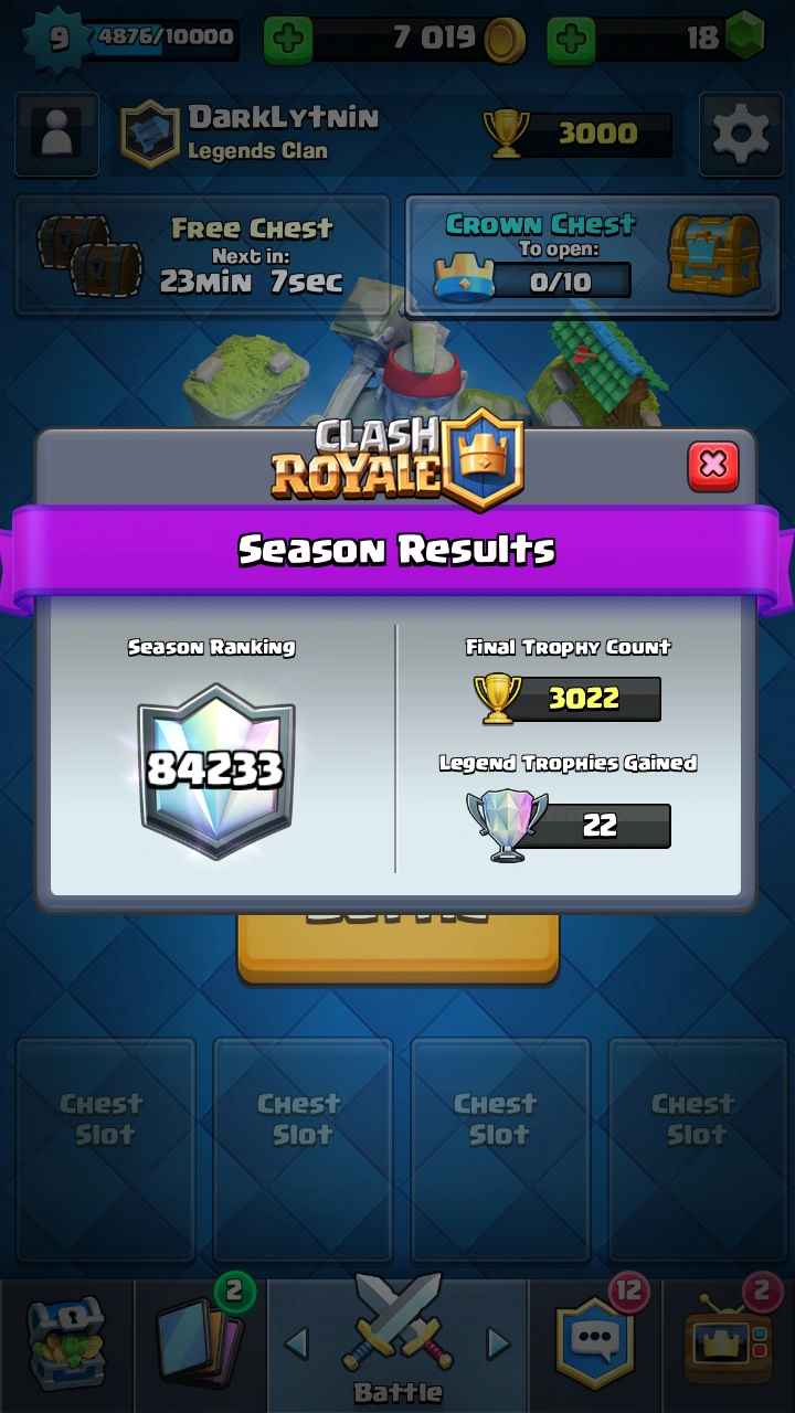 Image First legend trophies.png Clash Royale Wiki FANDOM powered