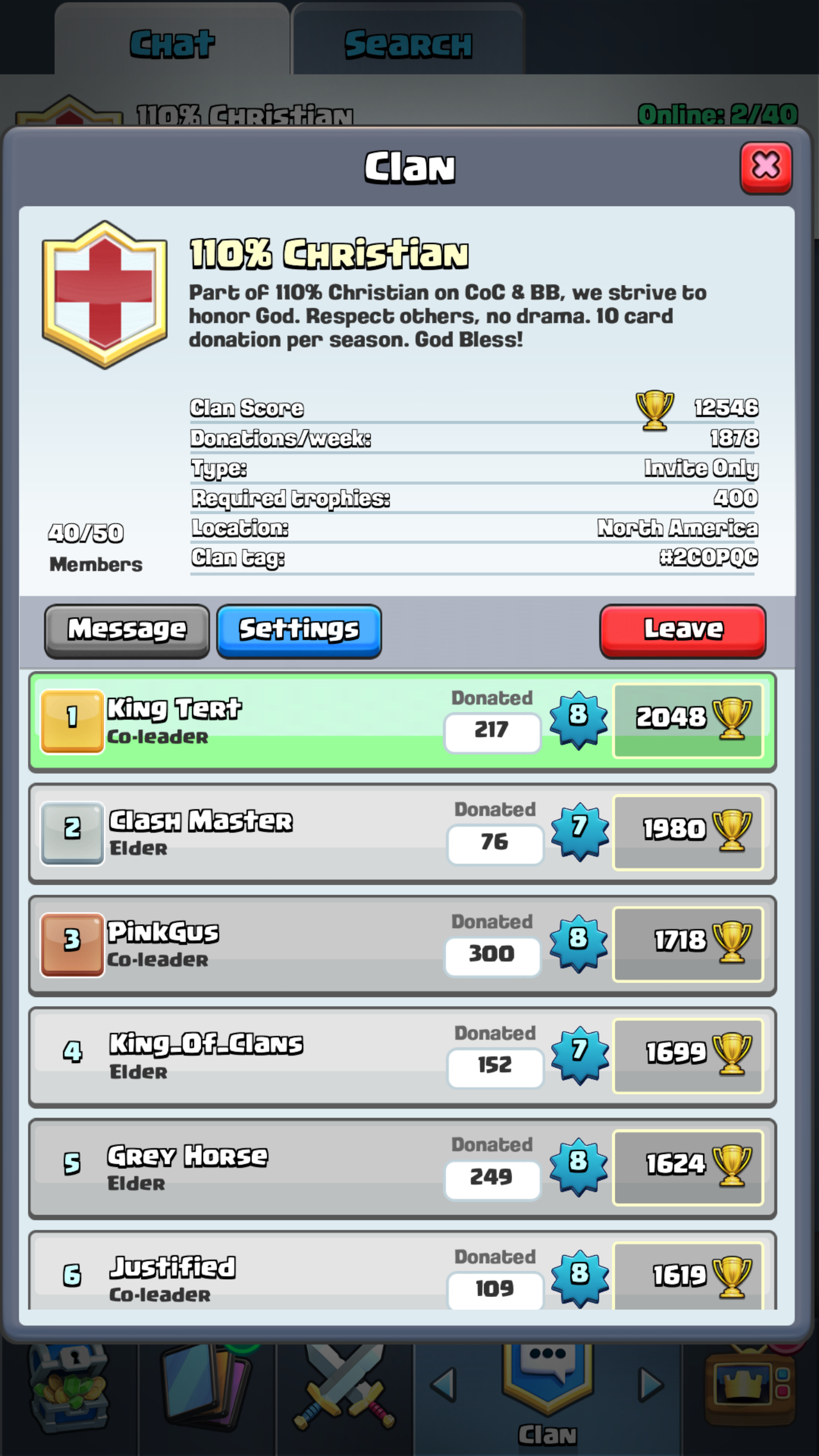 Clash Royale: Donate Kings